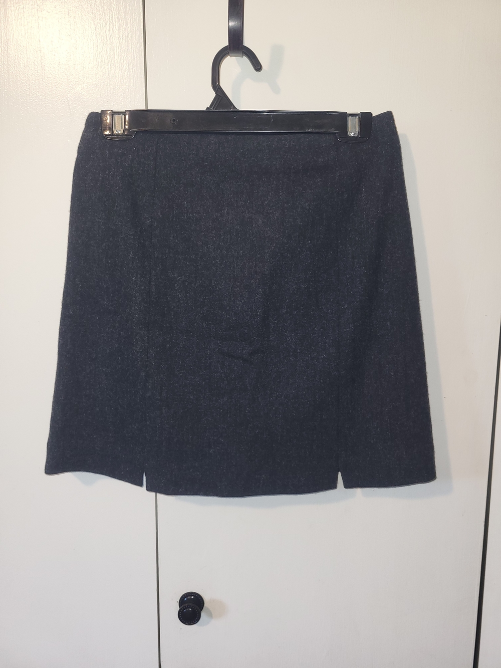 Maurices Charcoal Black Mini Skirt with Front Slits